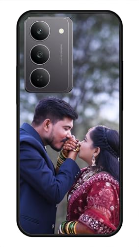 Image of NDCOM for Customised Back Cover Realme 14x Back Cover | Realme 14x Cover| Realme14x Back Case Stylish | DIY Personalised Photo Design | Customized Gift Custom Text Name Printed Metal Case
