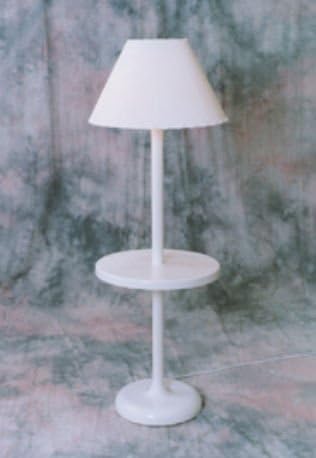 110TW Traditional Shade Lamp - White