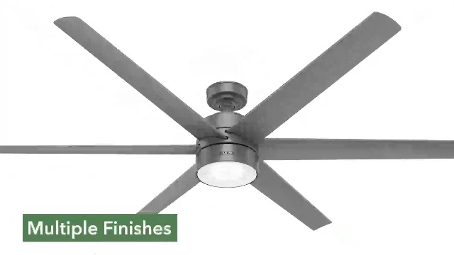 Hunter 60 inch Outdoor or Indoor Ceiling Fan with LED Light