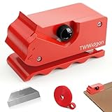 Cardboard Cutter for Cat Scratchers,Includes 10 Blades,3m nylon reusable strap,Non 3D Printed,DIY Cat Scratchers Cardboard Strip Tool,,Cardboard Cutting Machine for Cat Lovers (Red, Non-3D Printed)
