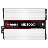 Taramps MD 5000.1 Amplifier 2 Ohms 5000 Watts RMS 1 Channel Full Range, Car Audio Monoblock, LED Monitor Indicator Class D, Great for Subwoofer, MD 5k