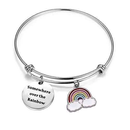 Image of SEIRAA Rainbow Bracelet Inspired Bangle Rainbow Gift (rainbow bracelet)