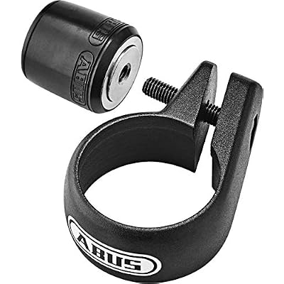 Abus Saddle/Post Lock Nutfix Seatpost Clamp/Lock, 28.6 Diameter, Black