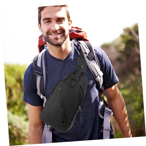 Bolsa de pecho para evitar bolsillos llenos mochila ligera impermeable USB 6