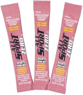 All Sport Zero Sticks, Low Calorie, ZERO Sugar, Electrolyte Sports Drink Mix, Vending Pack (Strawberry Banana, Pack of 10 (Vending Pack))
