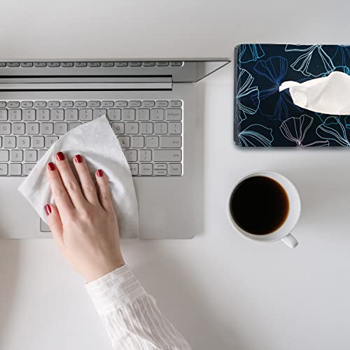 Rtteri 12 Pack 1560 Sheets Facial Tissues Box 2 Ply Soft Smooth Facial Tissues Flat Box Bulk Travel Tissues Holder Disposable Tissue Paper For Toilet Kitchen School Bathroom Home Floral Design #TOP6