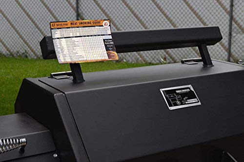 Bear Paws Meat Smoking Guide Magnet - Smoker Accessories - Grilling/BBQ Quick Reference Smoking Chart - Wood Chips - Wood Pellets - Time and Temperature