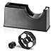 Officemate 2-in-1 Heavy Duty Tape Dispenser 1-Inch and 3-Inch Core, Black (96699)
