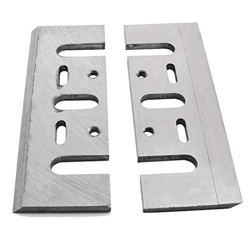 heyous 2pcs 3-1/4 in. Replacement High Speed Steel Electric Planer Blades for Makita 1900B Power Tool Part Woodworking Tools