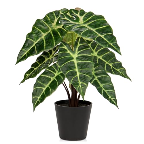 Briful Fake Alocasia Bambino Plant