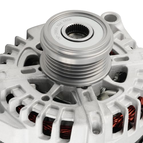 Image of KAX Alternators Compatible with 2016 Chevy Cruze Limited, 2012-2015 Chevy Cruze,High Output Alternators Automotive Replacement for 11654N 12V 130Amp CW 5-Groove Pulley