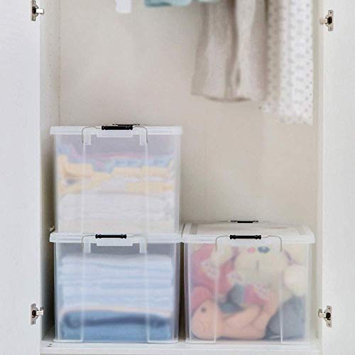 Boîte rangement vêtements plastique épais MU pour organiser les placards encombrés