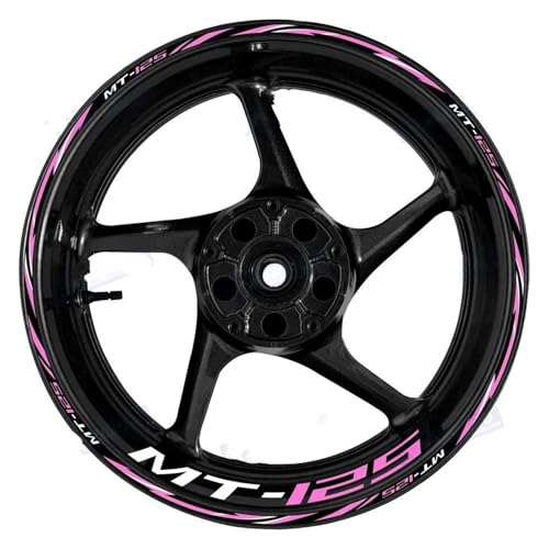 Autocollant pour Yamaha MT125 liseret jante moto 17 pouces anti-rayure