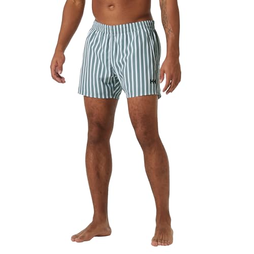 Helly-Hansen Newport - Traje de baño estándar para Hombre, 485 Rayas de Cactus Grises AOP