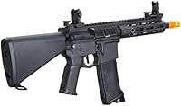 Vista 4 de Lancer Tactical Gen 3 Hellion 7" MLOCK Airsoft AEG Rifle w/Fixed Stock