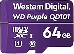 Western Digital SC QD101 Micro SD Card 128GB WD Purple Surveillance Camera WDD0128G1P0C