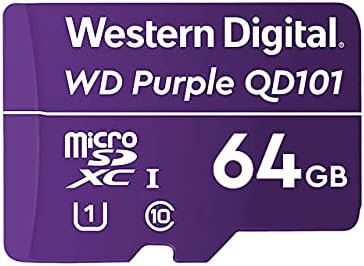 Western Digital WD Purple 256GB Surveillance and Security Camera Memory Card for CCTV & WiFi Cameras (WDD256G1P0C)