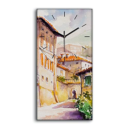 Horloge sur Toile Silencieuse sans Tic-Tac Tableau Mural 30x60 - 2
