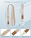 Yonlevres Phone Lanyard Crossbody Strap, Beige Cell Phone Lanyards for around the Neck Wristlet Wrist Strap Solid Color Adjustable for Keys Case Accessories Travel Essentials