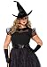 Leg Avenue Women's Plus Size Darling Spellcaster Costume, Black, 1X-2X