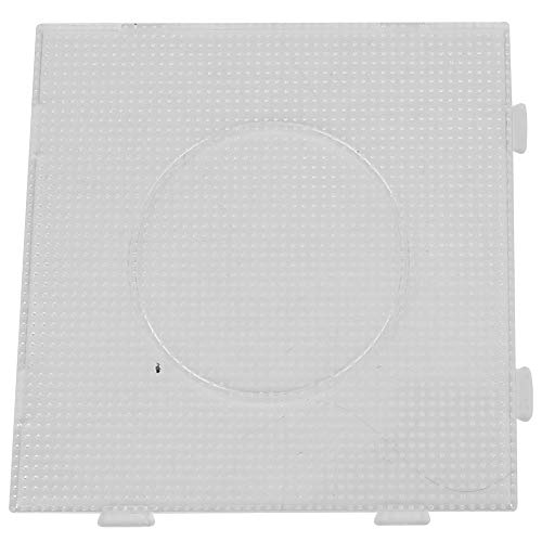 Fuse Beads Pegboards, Clear Plastic Pegboards Craft Tray Template Kids Children Puzzle Toys for 2.6mm Perler Beads(Big Square)