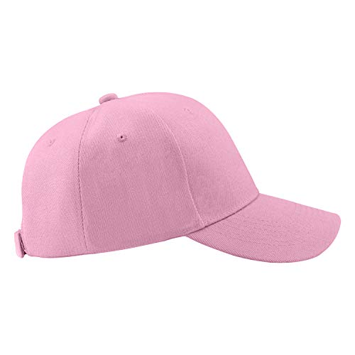 Aikowener Herren Kappe Baseball Cap,Sommer Unisex Baseballhute Outdoor Verstellbar Erwachsenen Basecap Classic Sport Hüte Sonnenschutz Guard Mütze (Rosa, One Size)