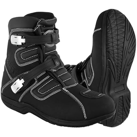 Mr.Pro Waterproof Leather Motorcycle Ankle Boots Cover