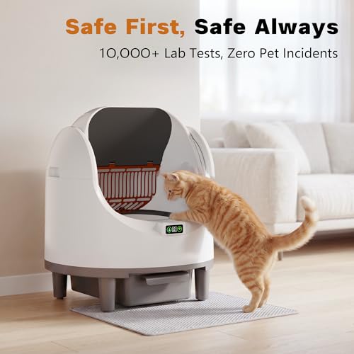 Bashaw Self-Cleaning Litter Box – Open-Top Rake with App Control — view 2