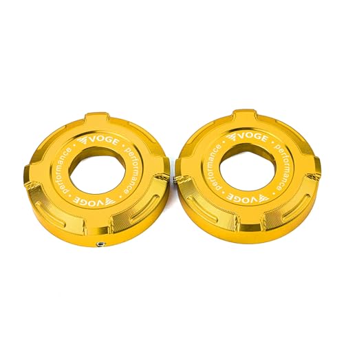 VOGE用 Valico DS900X DS525X DS625X 525 625 900 Dsx 900dsx 525dsx CNC AI オートバイ用 3つ星コラムトリムカバーアクセサリー(2pcs-Gold)