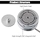 LiebeWH Transducer Speaker 1Pcs 50MM 2Inch All Frequency Resonance Speaker Vibration Strong Bass Lautsprecher(8Ω 20W)