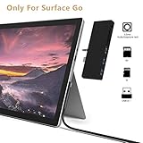 ❤ Específicamente diseñado para Surface Go: el puerto de micrófono de audio de 3,5 mm 2 en 1 hace que escuchar, hablar o grabar sea muy fácil. Plug and Play.