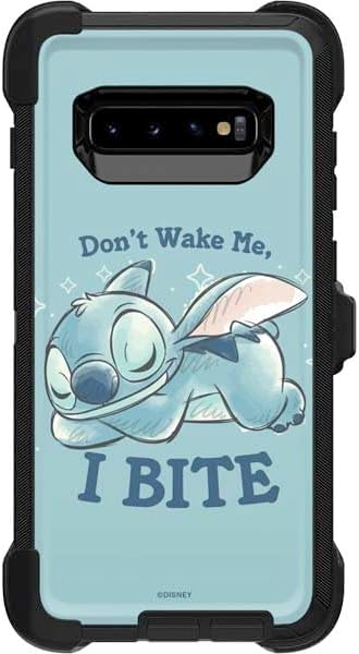 Skinit Decal Phone Skin Compatible with OtterBox Defender Galaxy S10 Plus - Officially Licensed Disney Lilo and Stitch Stitch and Angel Design