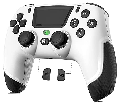PS4コントローラー [最新バージョン] Onlyzoo コントローラー PS4 PS3 Swtich 兼用 iphone ipad IOS13/14/15/16 スマホ ANDROID PC ワイヤレスコントローラー マクロ機能 背面ボタン付き ゲ