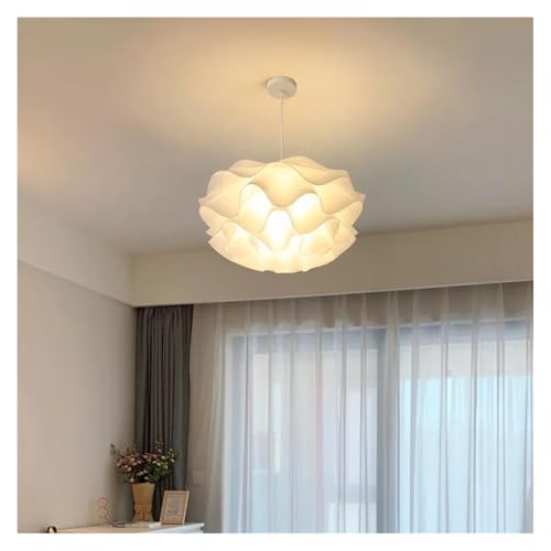 Suspension LED acrylique blanc 40cm luminaire décoratif chaleureux d'intérieur