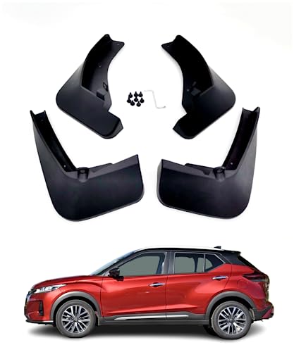 Image of 4pcs Mud Flaps Splash Guards Fits Nissan Kicks 2017-2023 Front Rear Auto Car Accessories