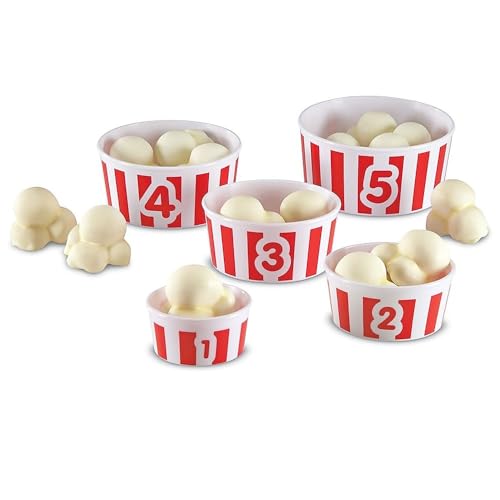 Popcorn à Compter Smart Snacks Jouet d'Imitation Chiffres et Formes