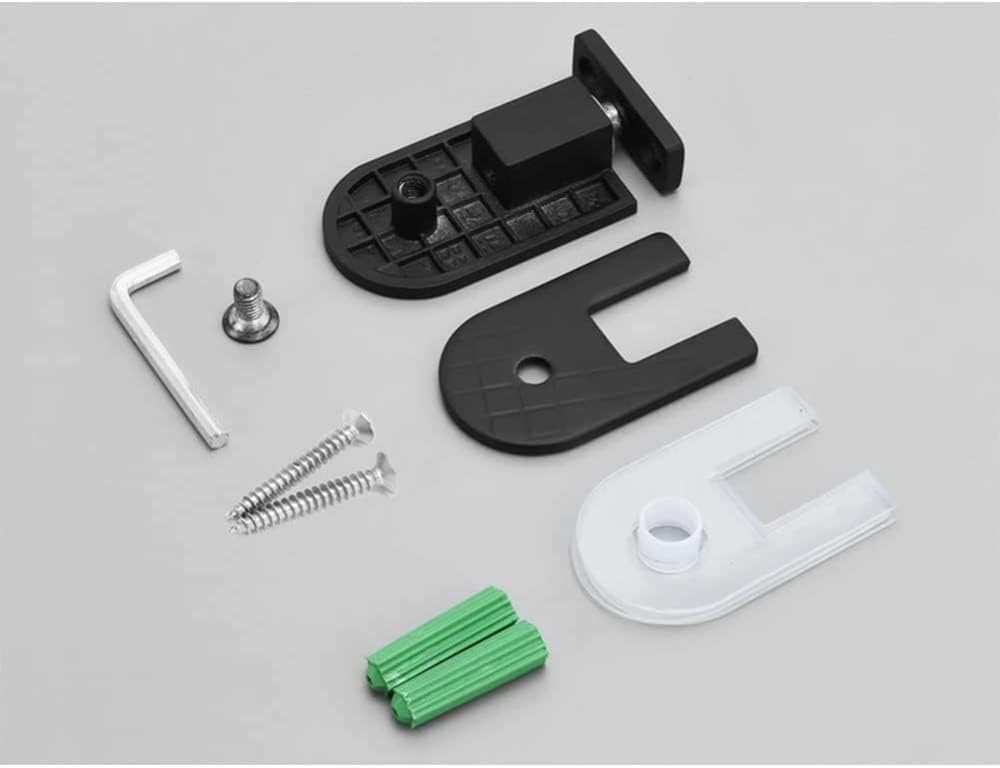 Glass Door Hinge Stainless Steel Bathroom Clamp Heavy Duty Shower Glass Door Hinge Gate Clamp Glass Shower Door Hinges Bathroom Clamp Clip -Silver