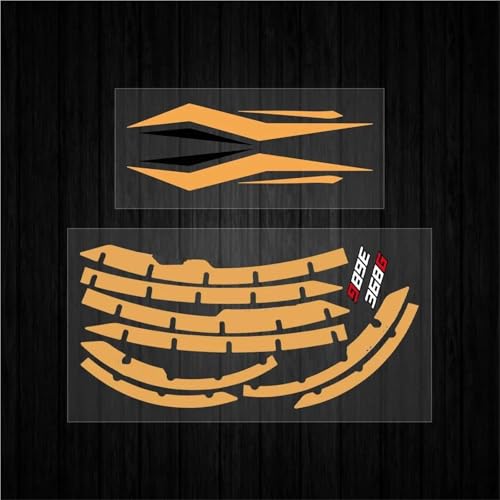 Autocollants Zontes 368G protection carrosserie Style 1 et stickers réfléchissants moto