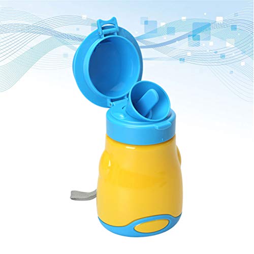 Healifty Emergency ToiletCute garrafa de urinário portátil para crianças pequenas, meninos e criança