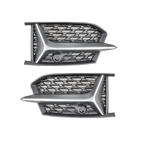 Protection calandre antibrouillard Audi A6 C8 S6 Line 2019-2022 en chrome pour pare-chocs avant