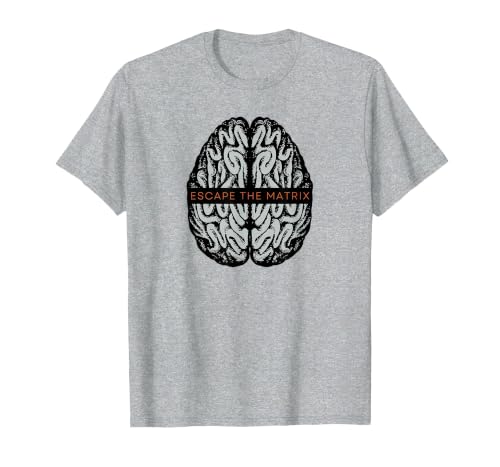 Escape THE Matrix T-Shirt, Men, Heather Grey, 3X-Large