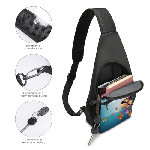 Bolso tipo bandolera deportiva para senderismo unisex miniatura 4