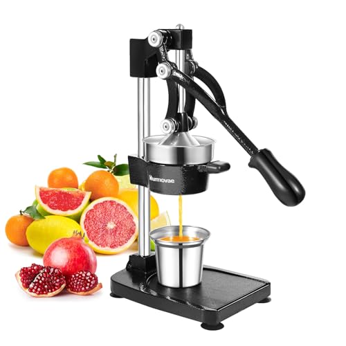 HURMOVAE Cast Iron Juicer Hand Press – Heavy-Duty Manual Juicer