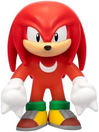 Heroes of Goo Jit Zu Unstoppable Surge Knuckles, Powered Up with Glow Surge Giving Him Glow-in-The-Dark Powers, Scrunchy, Stretchy Filling, Stretch Him Up to 3 Times His Size