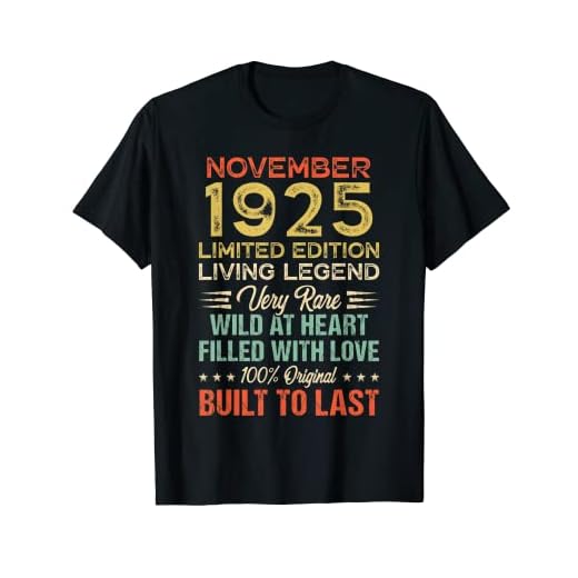 Regalos divertidos de 95 cumpleaños noviembre 1925 95 años Camiseta