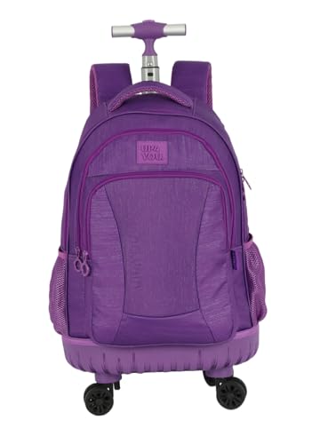 Mochila com Rodinhas 360º com Porta Notebook Roxo UP4YOU MC49042UP 2026