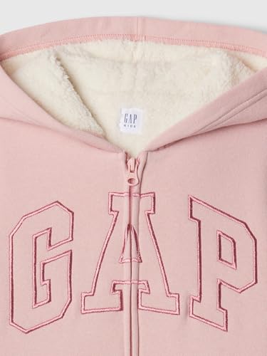Image of GAP Girls' Logo Hoodie Hooded Full Zip Sweatshirt