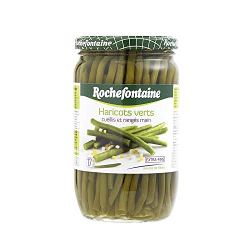 ROCHEFONTAINE - Haricots Verts Extra Fins Cueillis Et Rangés Main 345G - Lot De 3 - Livraison Gratuite Cover
