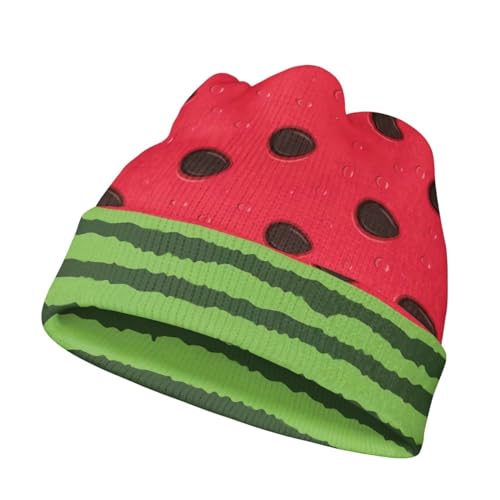 Funny Kids Fruit Animal Print Beanies Soft Comfy Winter Knit Cute Beanie Hat for Boys & Girls