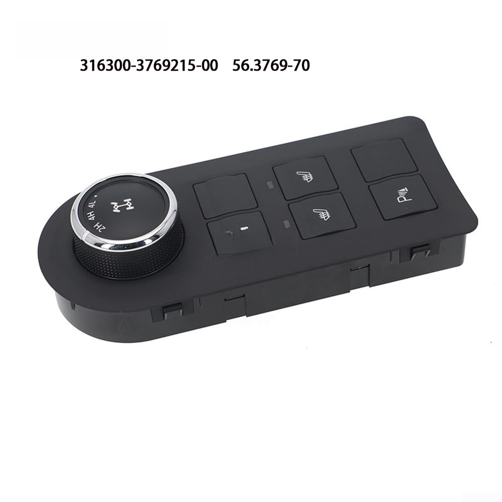 Interruptor Control Asiento para lada 56.3769-70 Plástico Interruptor
